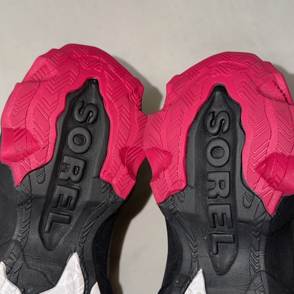 Sorel Sneakers Women 9.5 Black Sorel Kinetic Breakthru Tech Lace Athletic NL4827 - Picture 8 of 16